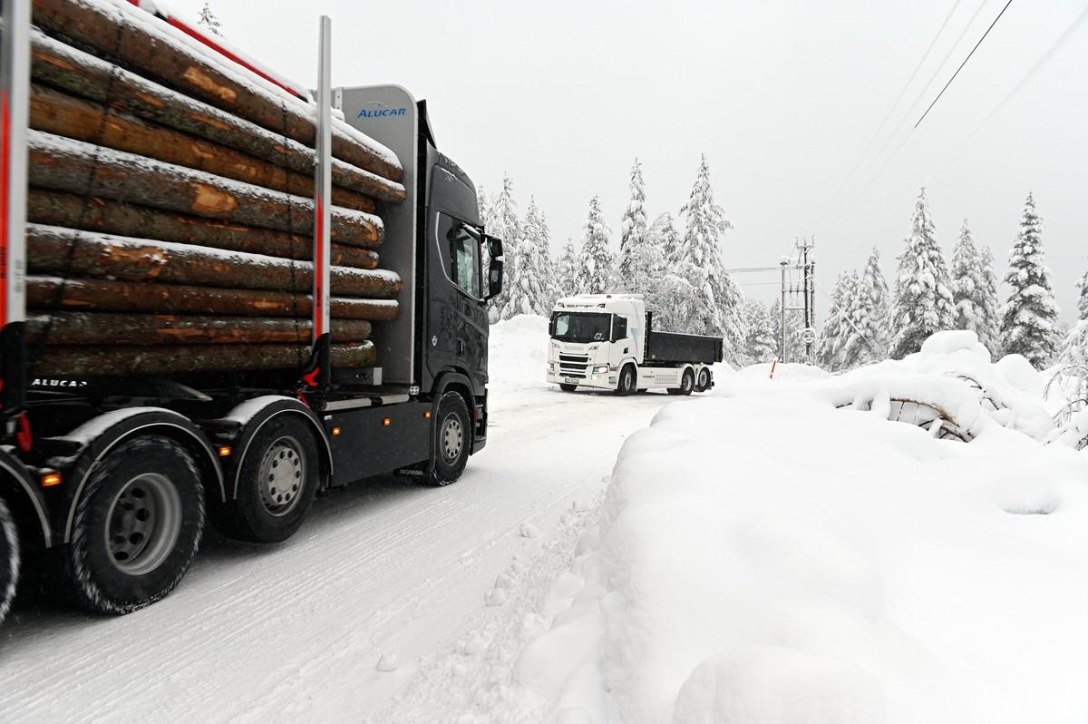 Diesel-Laster trifft die Zukunft mit Elektroantrieb | Foto: Quatex