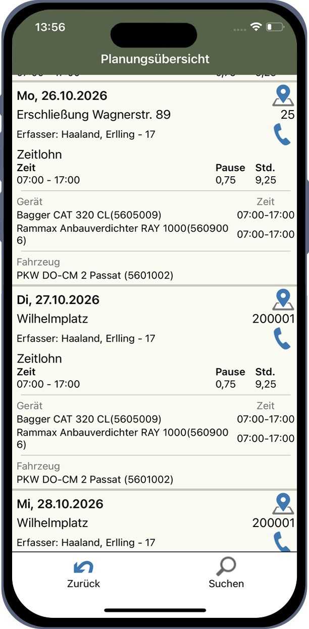 Die Maßnahmen- und Einsatzplanung ist übersichtlich und für alle einsehbar. | Foto: Sanierungstechnik Dommel