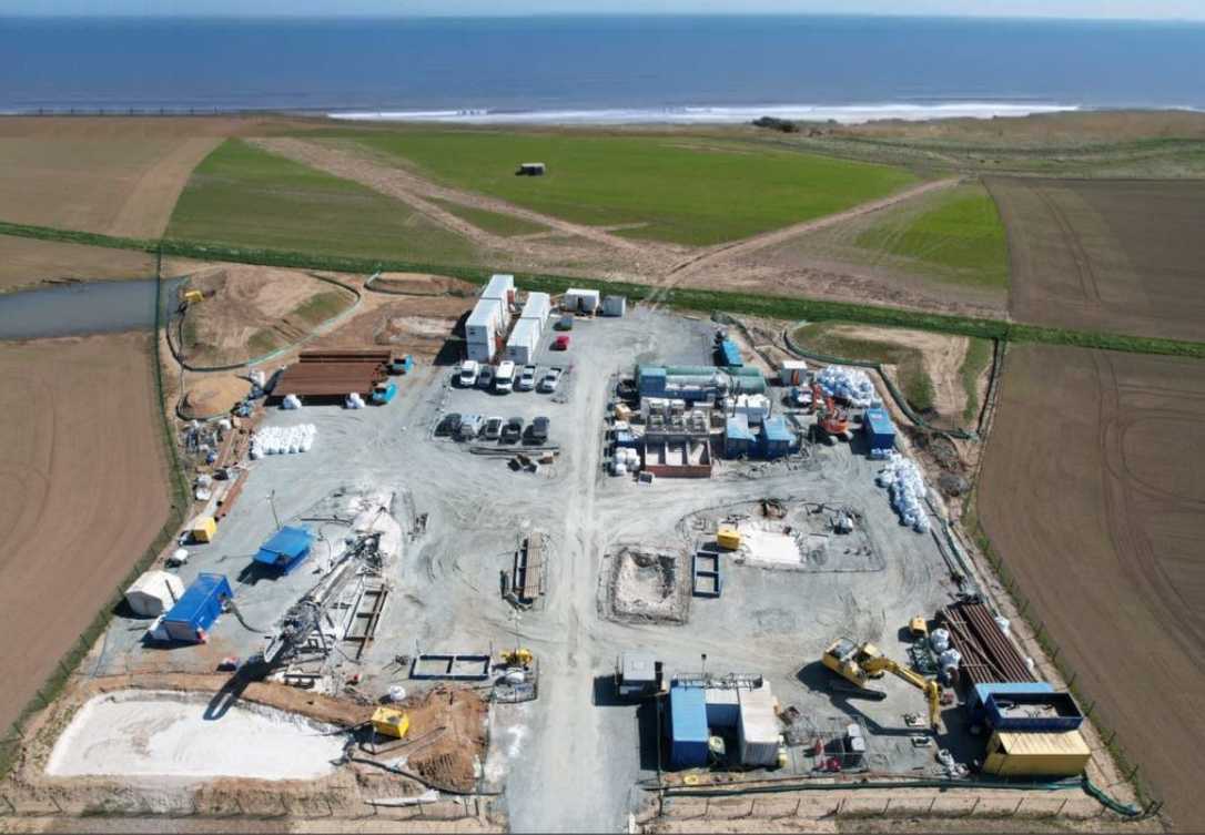 Kabel-Anlandung für Offshore-Windparks in der Nordsee