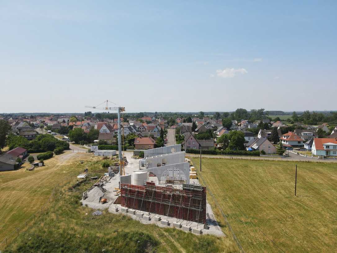 Schalung: Plusenergiegebäude in Herrlisheim setzt auf Paschal