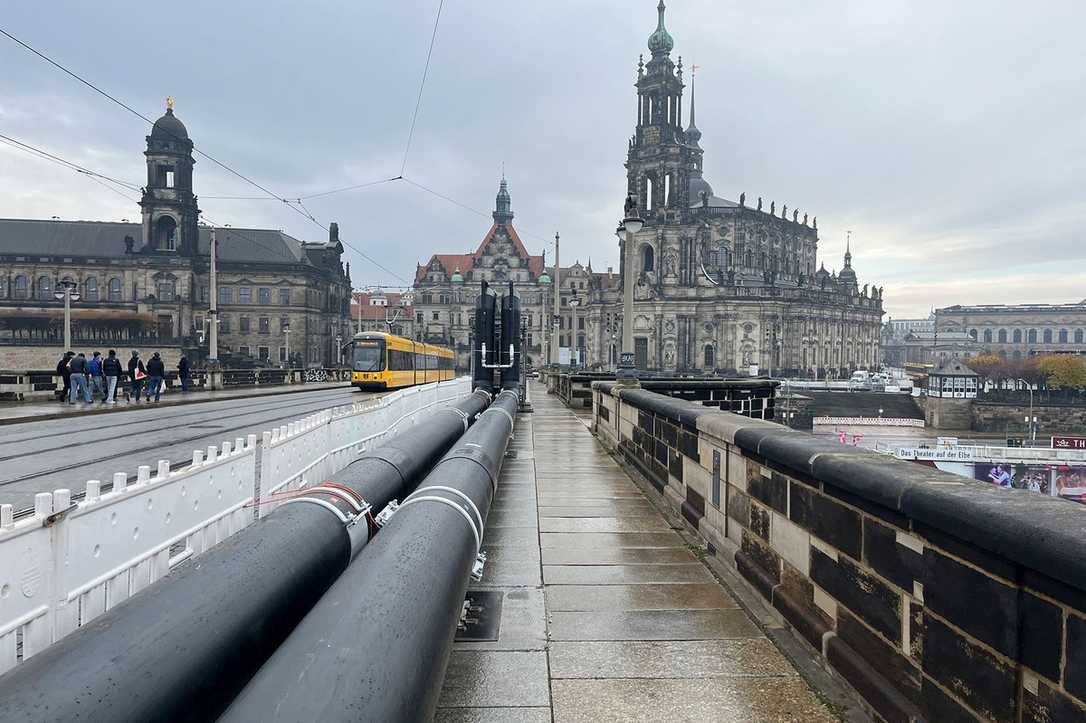 Meisterleistung: Fernwärmeversorgung nach Einsturz der Carolabrücke gesichert