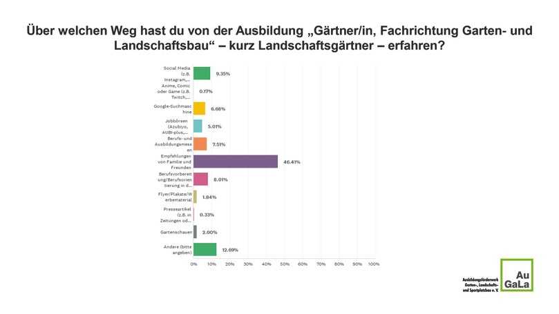 Neben Empfehlungen zählen bei der Berufswahl auch persönliches Interesse, praktische Erfahrungen und digitale Kanäle zu den wichtigsten Beweggründen. | Foto: AuGaLa