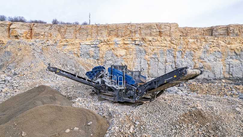 Die Grobstücksiebanlage Mobiscreen MSS 808 Evo ist konzipiert für wechselnde Herausforderungen in unterschiedlichen Einsatzgebieten. | Foto: Wirtgen Group