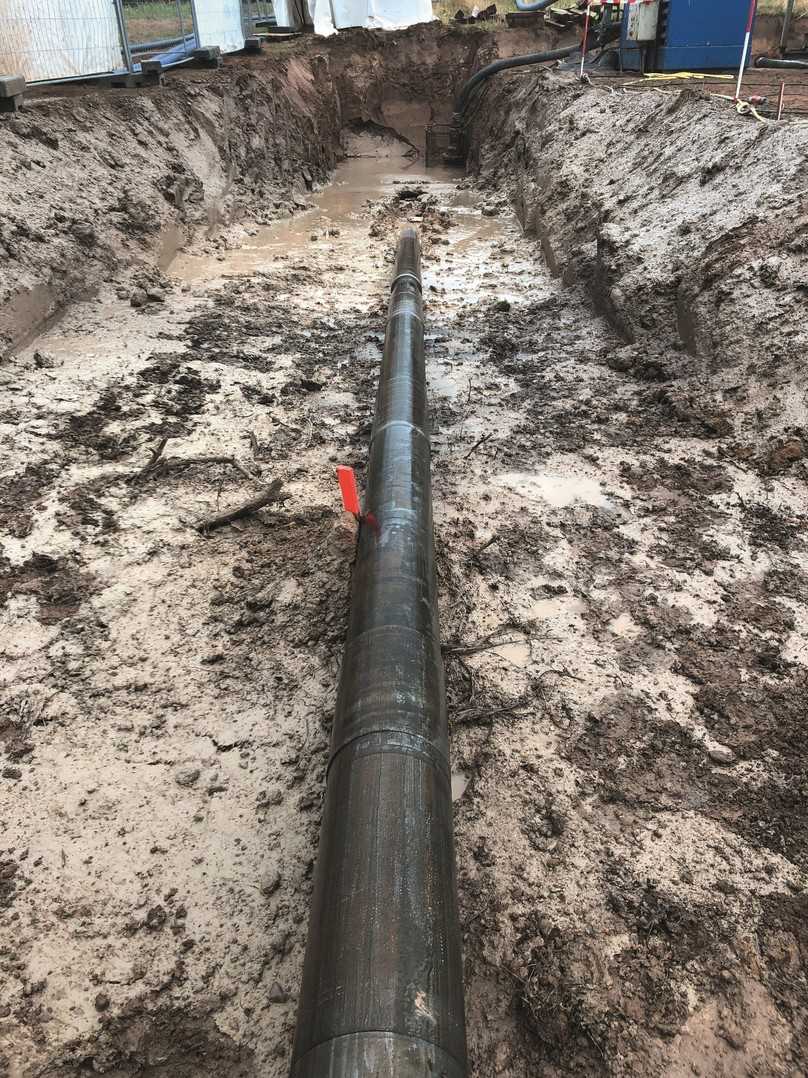 Bis auf wenige Zentimeter genauer Punch out auf der Pipesite | Foto: LMR Drilling Bis auf wenige Zentimeter genauer Punch out auf der Pipesite | Foto: LMR Drilling