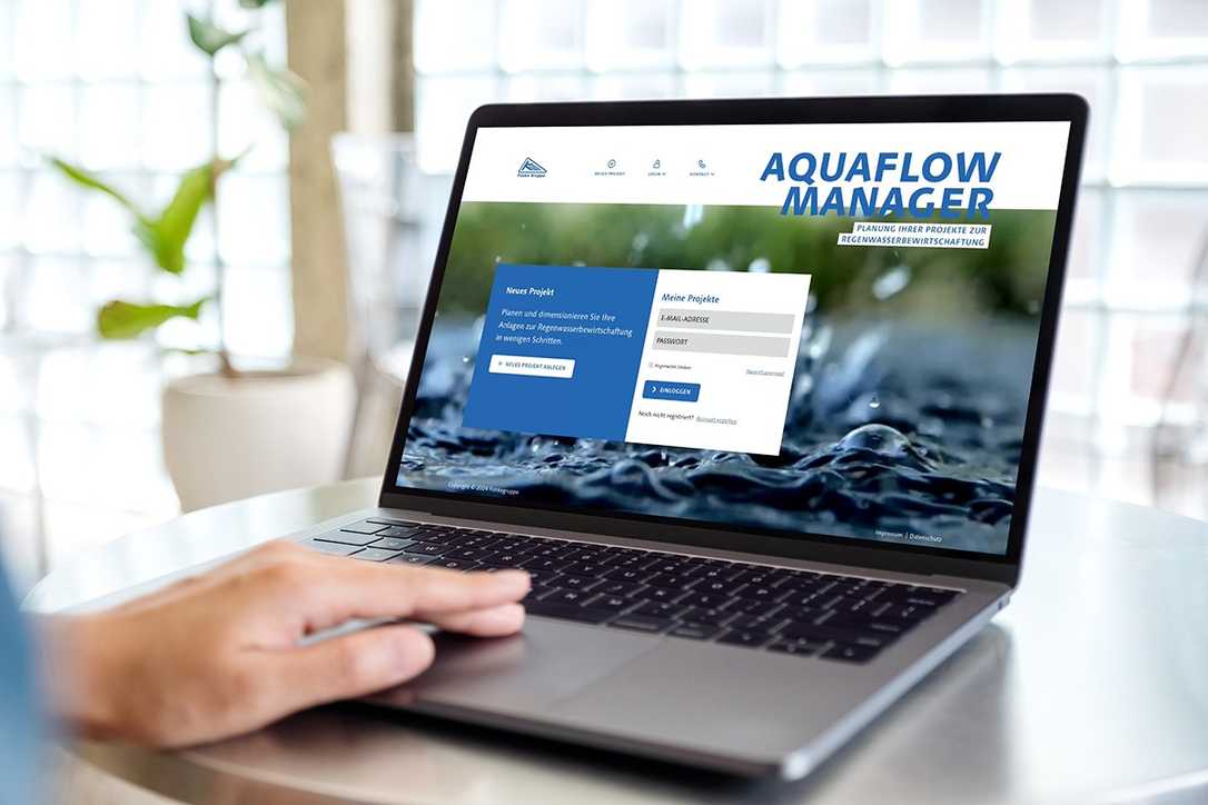 AquaFlowManager: Regenwasserbewirtschaftung digital planen