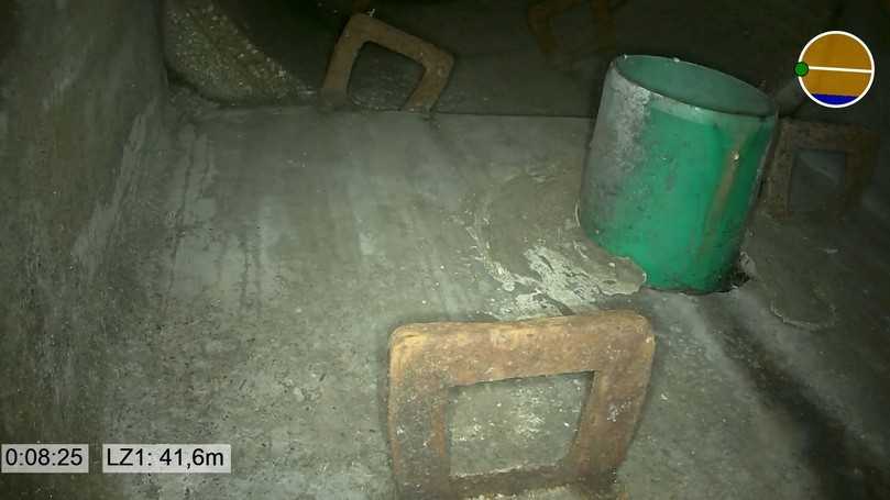 Abbildung 2: Einragender Stutzen im Endschacht, außerhalb der relevanten Systemgrenze | Foto: ISAS GmbH Abbildung 2: Einragender Stutzen im Endschacht, außerhalb der relevanten Systemgrenze | Foto: ISAS GmbH