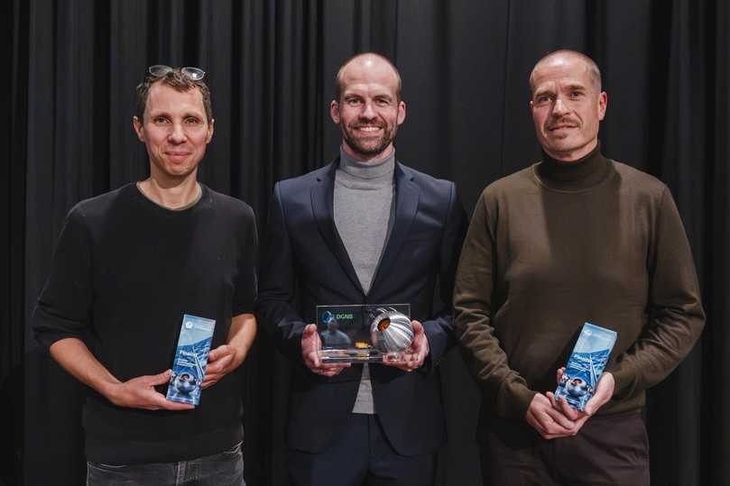 Die Finalisten beim Deutschen Nachhaltigkeitspreis Architektur, v. li.: Florian Summa (Summacumfemmer), Florian Waller (Behnisch Architekten) und Torsten Suschke (Kersten Kopp Architekten). | Foto: DGNB Die Finalisten beim Deutschen Nachhaltigkeitspreis Architektur, v. li.: Florian Summa (Summacumfemmer), Florian Waller (Behnisch Architekten) und Torsten Suschke (Kersten Kopp Architekten). | Foto: DGNB