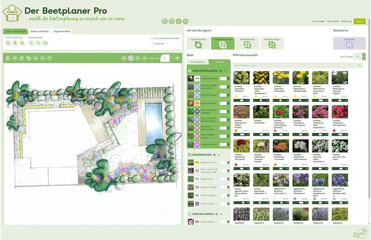 Professionelle Staudenplanung mit wenigen Klicks