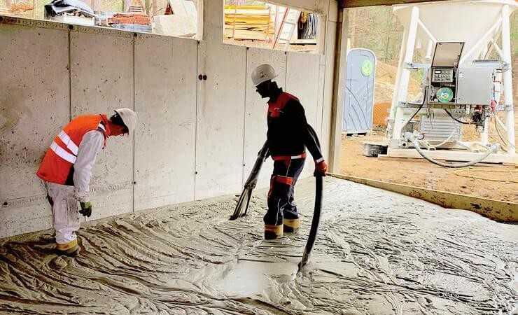 Schaumbeton: Neues Verfahren spart 40 Prozent Material Schaumbeton: Neues Verfahren spart 40 Prozent Material