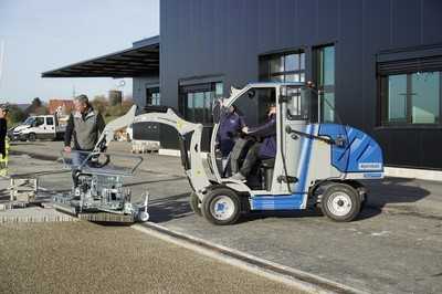 Verlegemaschine von Probst im Praxistest