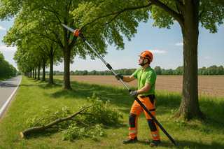 Gehölzpflege: Lichtraumprofil beachten