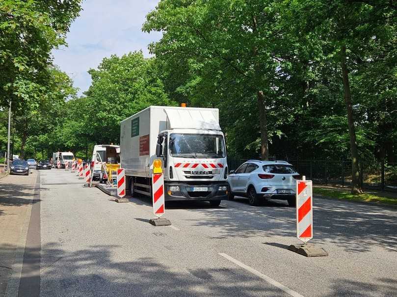 Einsatz auf stark befahrener Straße | Foto: DF-ING Einsatz auf stark befahrener Straße | Foto: DF-ING