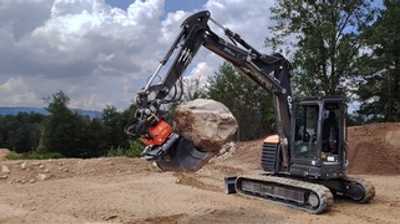 Diesen neuen Bagger präsentiert Case in Nürnberg