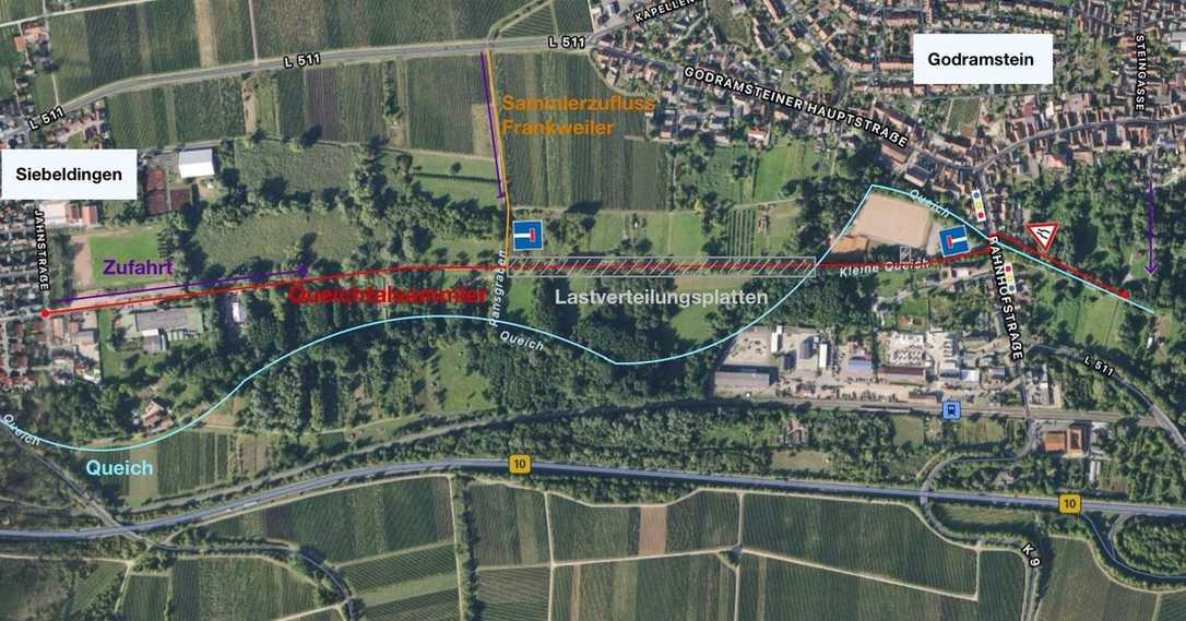 Herausfordernde Schlauchliner-Sanierung des Queichtal-Sammlers Herausfordernde Schlauchliner-Sanierung des Queichtal-Sammlers