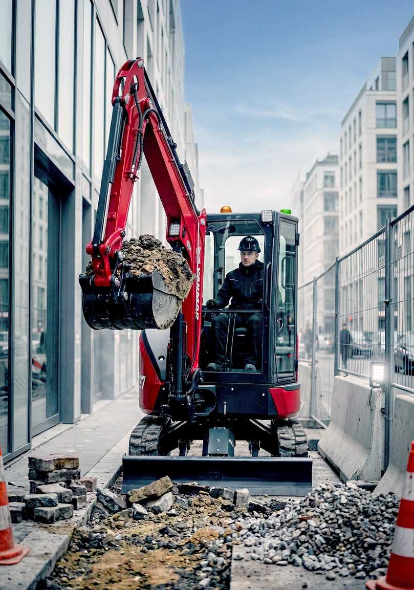 Konzipiert wurden die Bagger für Anwendungen im Bauwesen, Landschaftsbau und im urbanen Umfeld. | Foto: Yanmar
