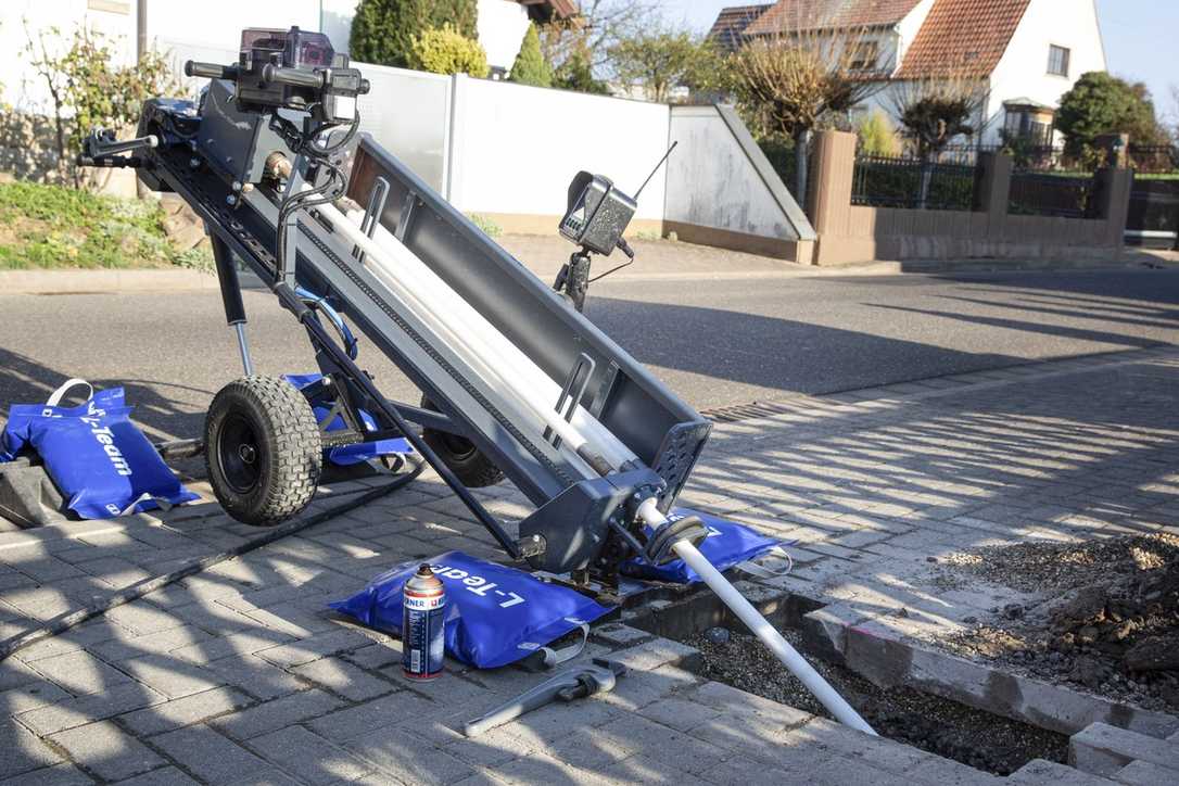 Glasfaser-Ausbau: KHL Kerstholt nutzt Bohranlage Drill-Vole Glasfaser-Ausbau: KHL Kerstholt nutzt Bohranlage Drill-Vole