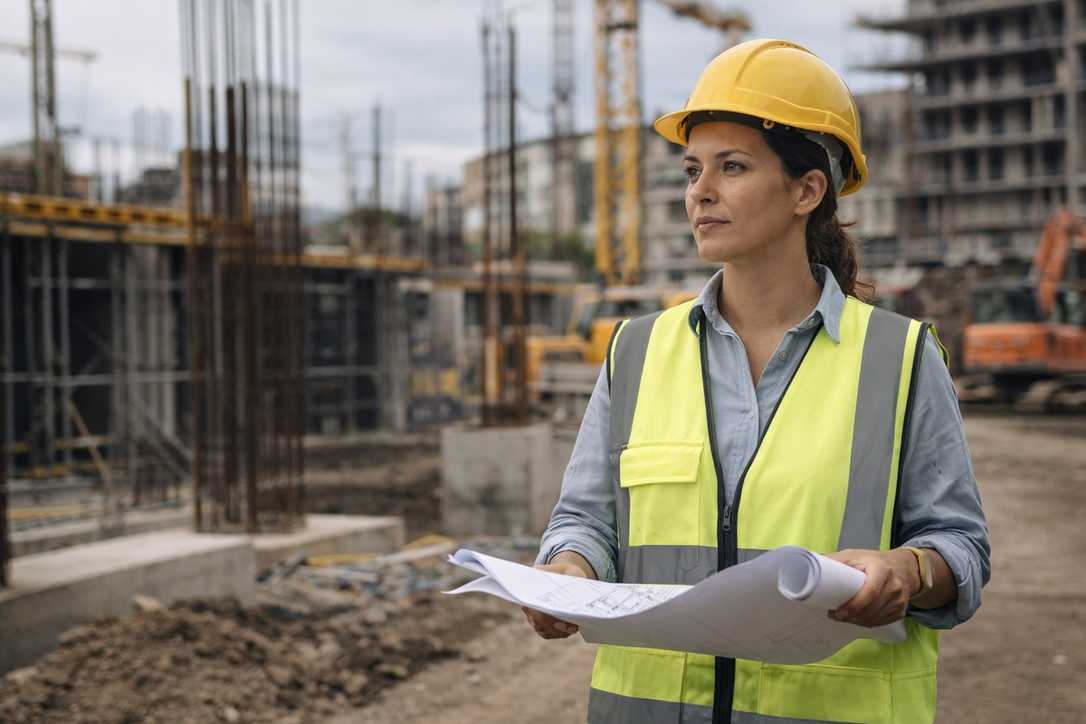 Frauen am Bau: Frauenanteil im Bauingenieurwesen und Baugewerbe steigt