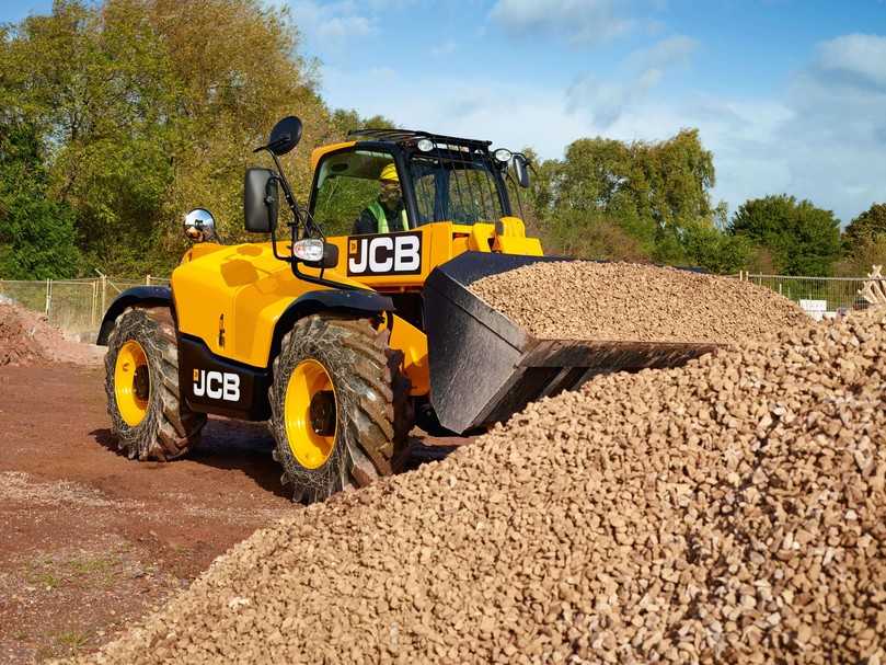Der JCB 448 Dieselmax-Motor mit einer Leistung von 81 kW (109 PS) sorgt für die benötigte Kraft. | Foto: JCB Der JCB 448 Dieselmax-Motor mit einer Leistung von 81 kW (109 PS) sorgt für die benötigte Kraft. | Foto: JCB