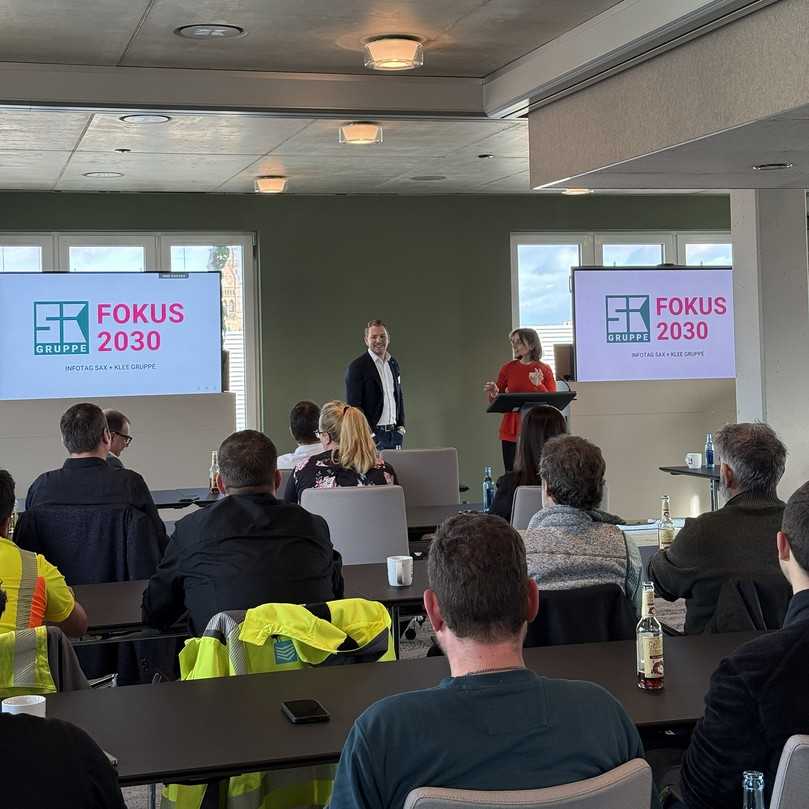 Die „Infotage Sax + Klee“ fördern den fachlichen Austausch innerhalb des Unternehmens und sind Baustein gelebter Gütesicherung. | Foto: Sax + Klee GmbH Bauunternehmung
