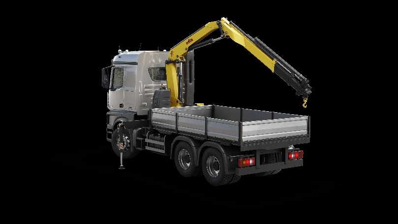 Von Hyva gibt es auch Lösungen für Lkw-Ladekrane. | Foto: QUATEX Von Hyva gibt es auch Lösungen für Lkw-Ladekrane. | Foto: QUATEX