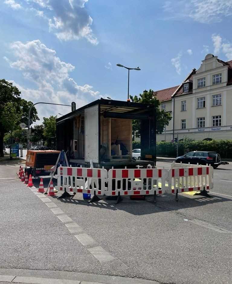 Einbau auf der Würmtalstraße | Foto: Swietelsky-Faber GmbH Einbau auf der Würmtalstraße | Foto: Swietelsky-Faber GmbH