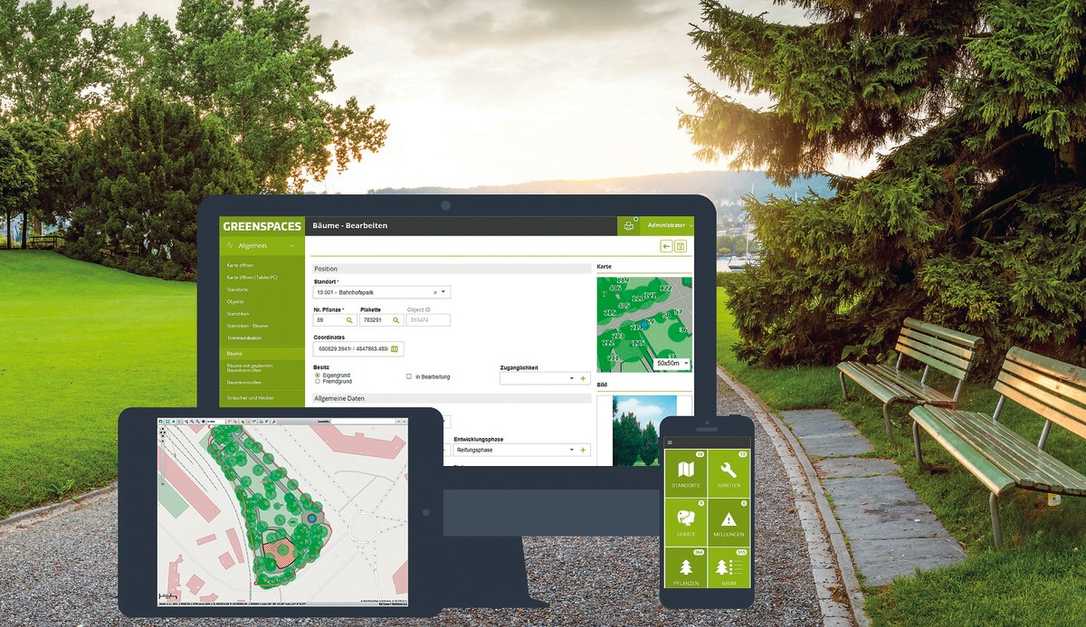 Verwaltungs-Software "GreenSpaces": Grünanlagen, Bäume und Spielplätze effizient managen Verwaltungs-Software "GreenSpaces": Grünanlagen, Bäume und Spielplätze effizient managen