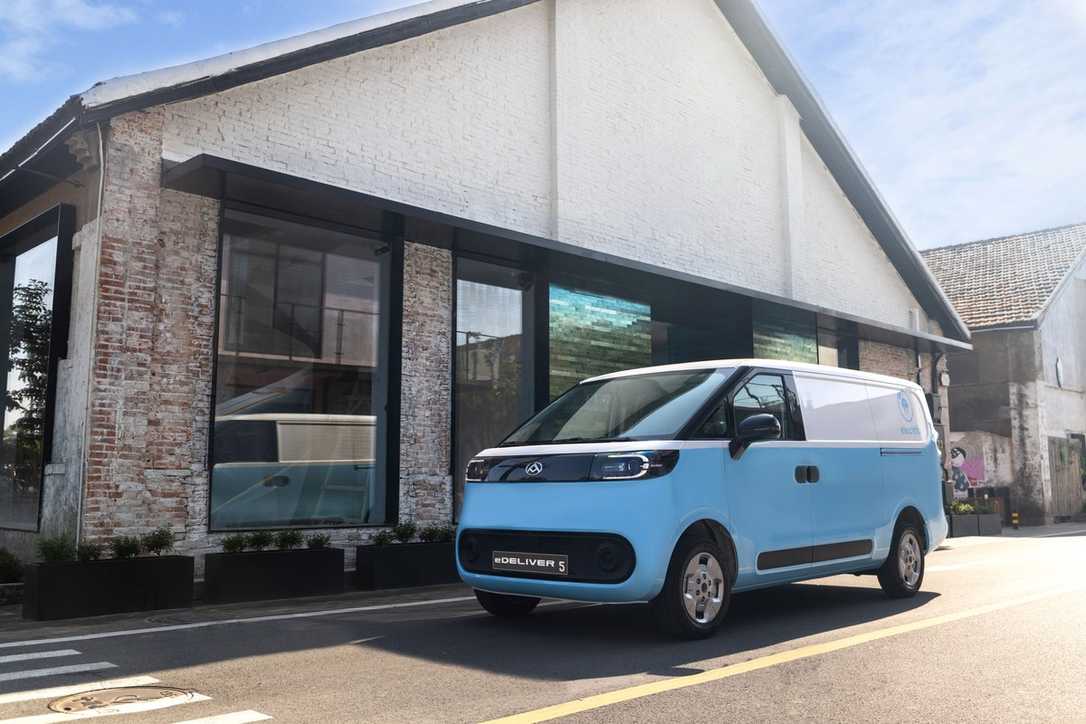 Der eDeliver 5 von Maxus in der Auslieferung Der eDeliver 5 von Maxus in der Auslieferung