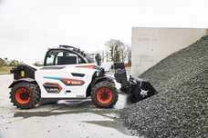 Bobcat zeigt Elektro-Teleskoplader in Paris