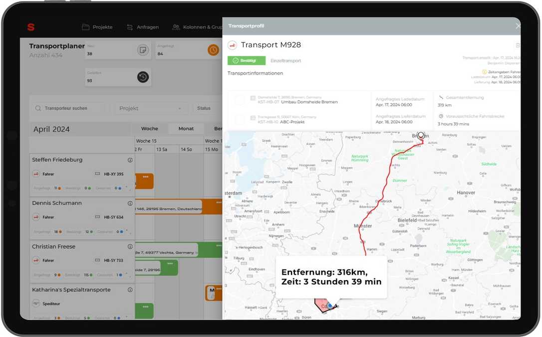 syniotec führt Funktion zur Echtzeit-Streckenerfassung in SAM-Software ein syniotec führt Funktion zur Echtzeit-Streckenerfassung in SAM-Software ein