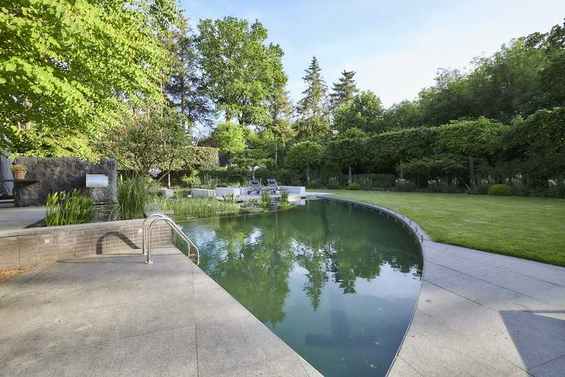 Mit dem Umbau eines Teichs zu einem Swimming Pond sicherte sich die belgische Firma Tuinen Brouckaert den ersten Platz in der Kategorie „Umbau & Sanierung". | Foto: AF-Fotografie.com Mit dem Umbau eines Teichs zu einem Swimming Pond sicherte sich die belgische Firma Tuinen Brouckaert den ersten Platz in der Kategorie „Umbau & Sanierung". | Foto: AF-Fotografie.com