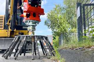 Flotte Feger und Wildkrautbekämpfung