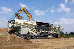 Backers präsentiert elektrische Sieb- und Mischmaschine