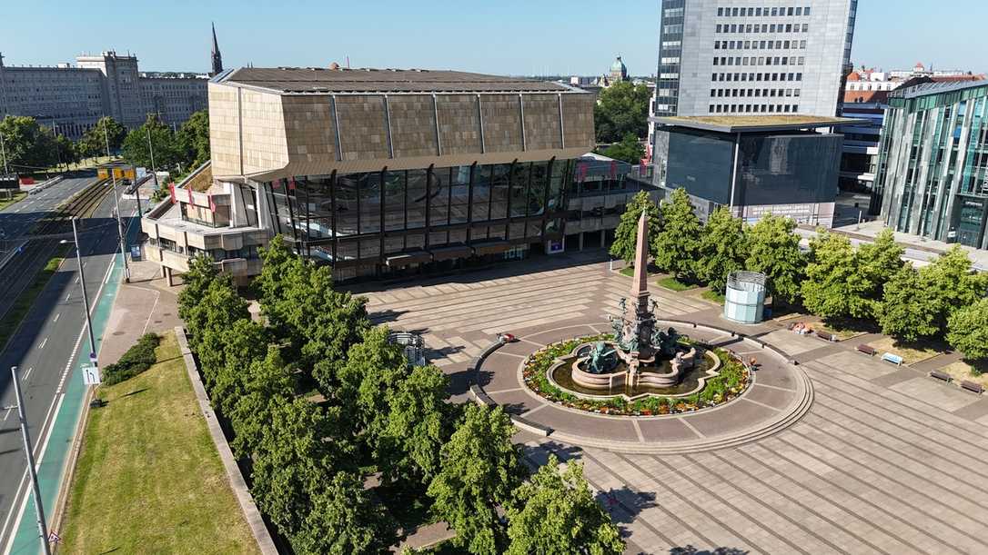 Gründach Gewandhaus Leipzig: Sensorik kühlt Konzerthaus