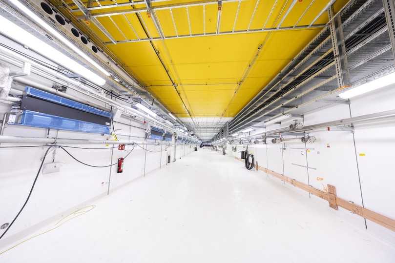 In der Beschleunigeranlage werden künftig Teilchen auf nahezu Lichtgeschwindigkeit beschleunigt. | Foto: Porr