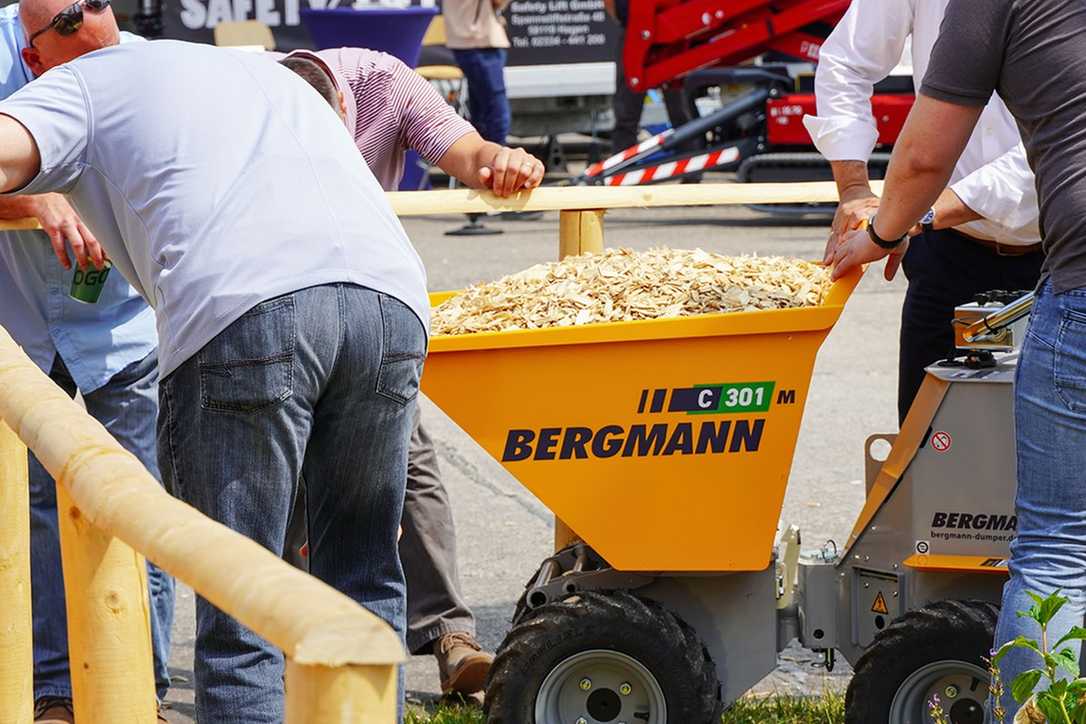 Bergmann zeigt E-Dumper auf Demopark 2025