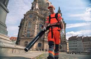 Stadt Reinigung Dresden: sichtbar sauber und hörbar leise