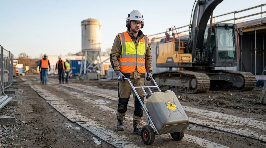Gefahrstoff vs. Gefahrgut: Die 1000-Punkte-Regel im Baualltag