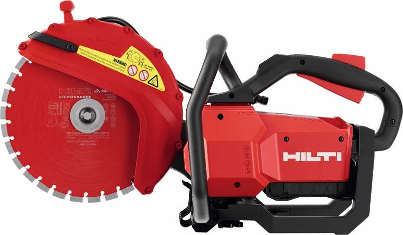 Der neue Nuron Akku-Trennschleifer DSH 600-22 ATC mit Handgriff oben für Schnitte an der Wand | Foto: Hilti Der neue Nuron Akku-Trennschleifer DSH 600-22 ATC mit Handgriff oben für Schnitte an der Wand | Foto: Hilti