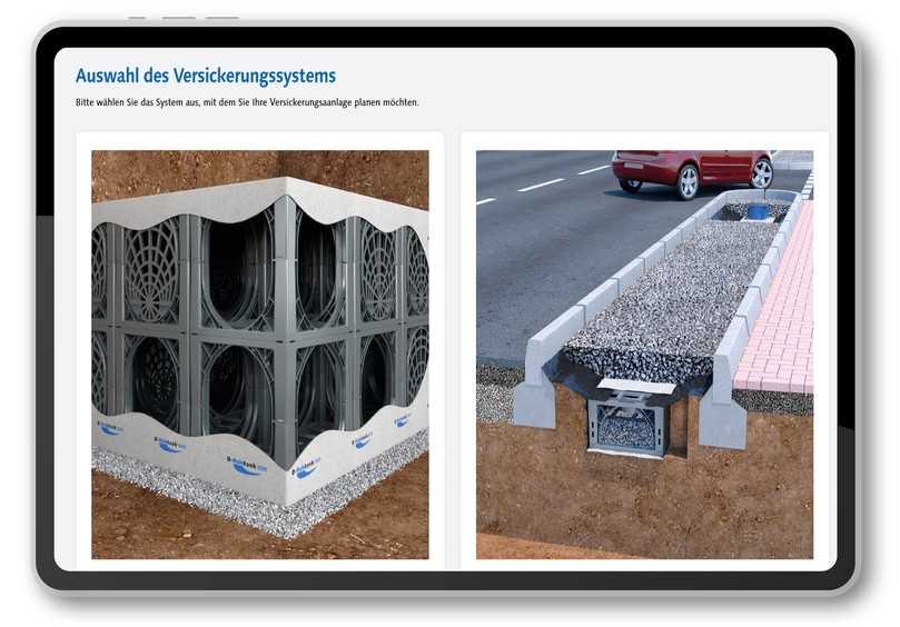 Der AquaFlowManager führt Schritt für Schritt durch den Planungsprozess – von der Dateneingabe über die Systemauswahl bis zur Berechnung und Nachweisführung. | Foto: Funke Kunststoffe GmbH