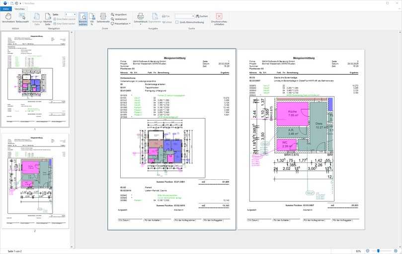Die Druckvorschau in MWM-Libero stellt eingebettete PDF-Dokumente in der Dokumentation schneller und in optimierter Qualität dar. | Foto: MWM Die Druckvorschau in MWM-Libero stellt eingebettete PDF-Dokumente in der Dokumentation schneller und in optimierter Qualität dar. | Foto: MWM
