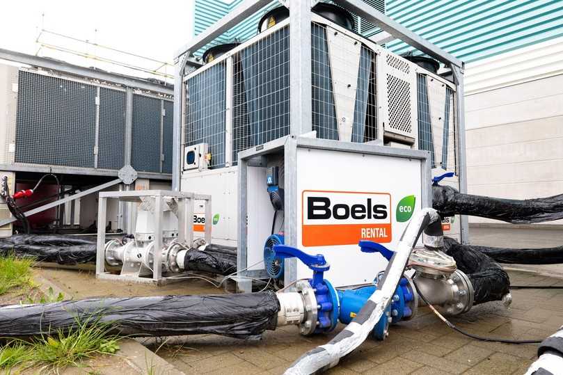 Wenn klassische Klimageräte an ihre Grenzen stoßen, ermöglichen energieeffiziente Eco-Chiller die zuverlässige Kühlung von Gebäuden, Anlagen und Prozessen im großen Maßstab. | Foto: Boels Rental Wenn klassische Klimageräte an ihre Grenzen stoßen, ermöglichen energieeffiziente Eco-Chiller die zuverlässige Kühlung von Gebäuden, Anlagen und Prozessen im großen Maßstab. | Foto: Boels Rental