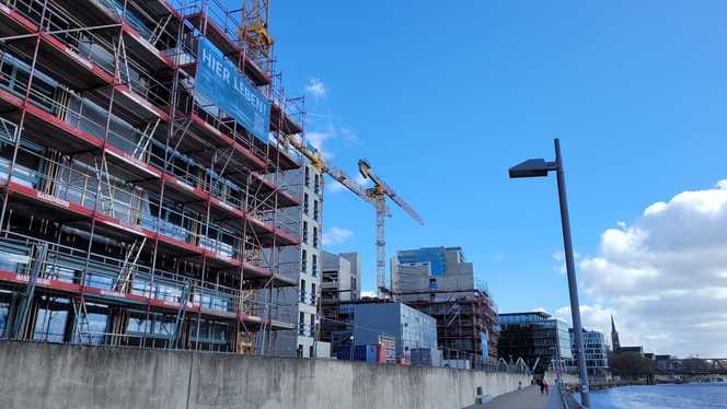 Zinssorgen überschatten Aufwind im Wohnungsbau