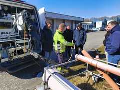 Kanalinspektion in Aktion