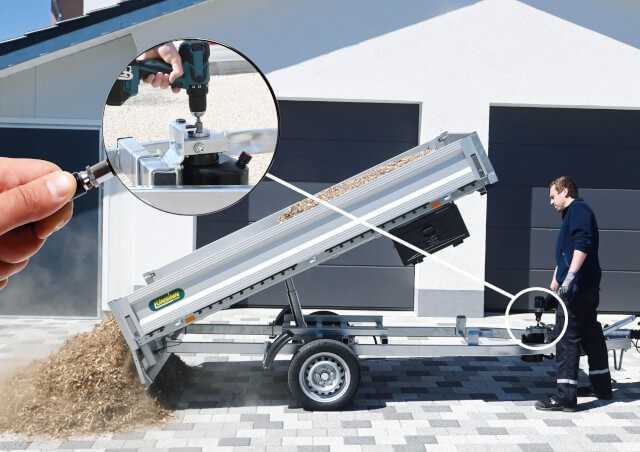 Geniale Idee: Kinderleichtes Abkippen per Akkuschrauber