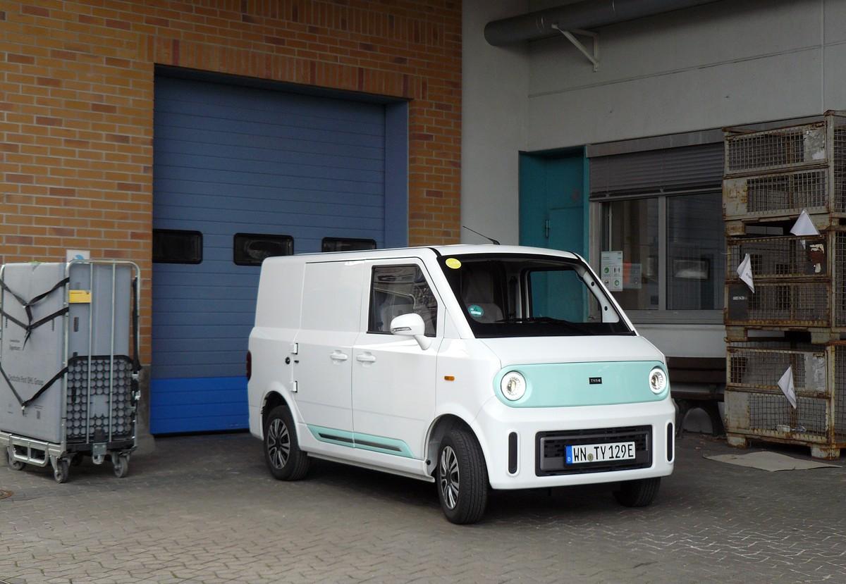 Rund einen Meter kürzer als die Pritsche ist der TYN-e als Kastenwagen. | Foto: Randolf Unruh