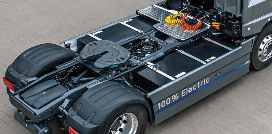 Die Fahraskkus sind gleichmäßig tief im Rahmen positioniert und gewährleisten einen tiefen Schwerpunkt. | Foto: Quantron AG