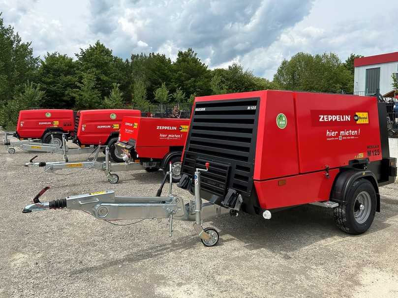 Neu bei Zeppelin Rental im Mietprogramm: elektrische Kompressoren des Herstellers Kaeser. | Foto: Zeppelin Rental
