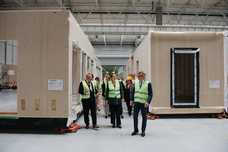 Bundesbauministerin Geywitz wirbt für seriellen Holzbau