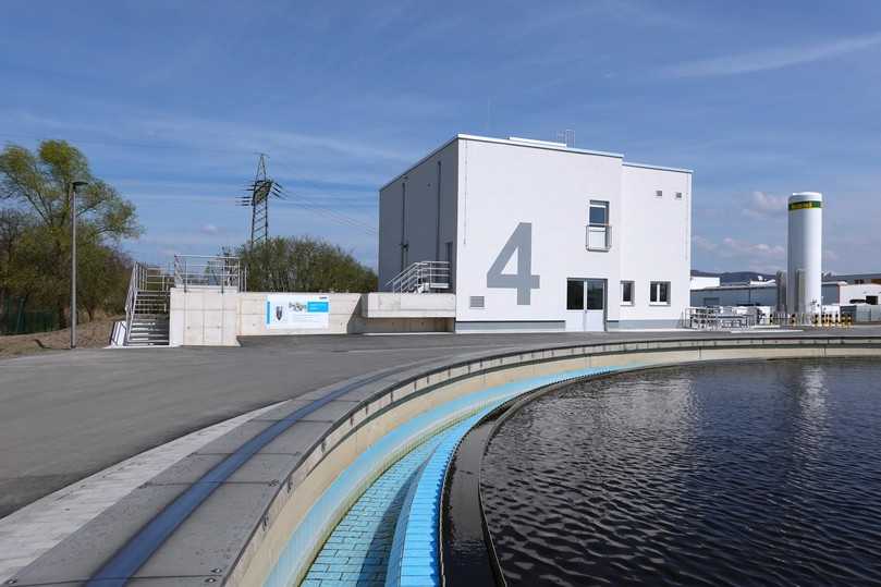 Mit seiner neuen Vierten Reinigungsstufe ist Bickenbach jetzt eine der fortschrittlichsten und leistungsfähigsten Kläranlagen in Hessen. | Foto: Huber