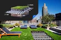 Geotextilien aus Vlies für nachhaltige Dachbegrünungen